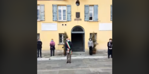 Casalgrande, il Sindaco Daviddi e la Giunta ricordano i deceduti per Coronavirus. Il video e il discorso del Sindaco