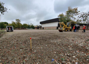 Nuova palestra in arrivo a Scandiano. Posata la prima pietra del nuovo impianto della Polisportiva in via Togliatti