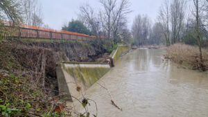 Concluso l’intervento sul Tresinaro ad Arceto: ricostruito il muro spondale dopo la piena del 2024